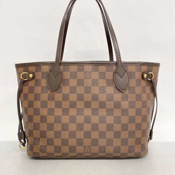 LOUIS VUITTON Brown Damier Neverfull PM Tote Bag - Picture 12 of 12